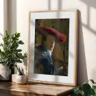 Kızıl Tonlar Sanat Seçkisi Doğal Ahşap Çerçeveli 3lü Tablo Seti