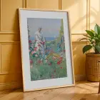 Sanat Tarihi Kesitleri Doğal Ahşap Çerçeveli 3lü Tablo Seti