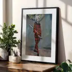 Sanat Tarihi Kesitleri Siyah Çerçeveli 3lü Ahşap Tablo Seti