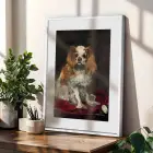 Nostaljik Portre Etnik Dokunuşlar Beyaz Çerçeveli 3lü Ahşap Tablo Seti