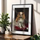 Nostaljik Portre Etnik Dokunuşlar Siyah Çerçeveli 3lü Ahşap Tablo Seti