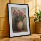 Artistik Kompozisyon Üçlüsü Siyah Çerçeveli 3lü Ahşap Tablo Seti