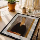 Artistik Kompozisyon Üçlüsü Siyah Çerçeveli 3lü Ahşap Tablo Seti