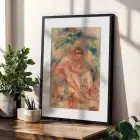 Dönemsel Sanat Üçlüsü Siyah Çerçeveli 3lü Ahşap Tablo Seti