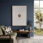Soyut Gün Işığı Tablo Doğal Ahşap Çerçeveli Duvar Dekoru Poster Obje Ev Aksesuarları