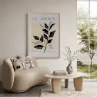 Minimalist Jardin Dalı Doğal Ahşap Çerçeveli Tablo Duvar Dekoru Poster Obje Ev Aksesuarları