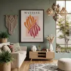 Matisse Organik Kesitler Siyah Ahşap Çerçeveli Tablo Aksesuarları Modern Sanat İç Mekan Yatak