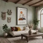 Matisse Dinamik Dans Kompozisyonu Siyah Ahşap Çerçeveli Tablo Poster Dekoratif Obje Ev Aksesuarları