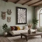 Minimalist Bej Güneş Çiçeği Siyah Ahşap Çerçeveli Tablo Dekoru Poster Obje Ev Aksesuarları