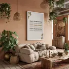 Şükran Günü Yazılı Panosu Beyaz Ahşap Çerçeveli Tablo Ev Aksesuarları Modern Sanat İç