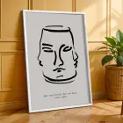 Toprak Tonlu Bohem Çizimler 3lü Beyaz Çerçeveli Tablo Seti Bohem Tablo Poster Tablo Duvar Tablo Ev