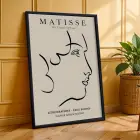 Soyut Çizgiler Bej Sanat Seti 3lü Siyah Çerçeveli Tablo Seti Resim Çerçevesi Tablo Salon