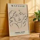Matisse Esintili Soyut Dans Üçlüsü 3lü Ahşap Çerçeveli Tablo Seti Tablo Çerçeve Duvar Dekoru Ev
