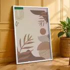 Şükran Günü Bohem Desenler 3lü Beyaz Çerçeveli Tablo Seti Bohem Tablo Poster Tablo Duvar Tablo Ev