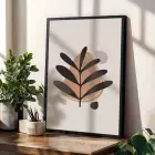 Organik Bej Tonları Tablo Seti 3lü Siyah Çerçeveli Tablo Seti Salon Duvar Tablo Poster Tablo