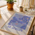 Retro Çiçek Pazarı Koleksiyonu 3lü Ahşap Çerçeveli Tablo Seti Bohem Tablo Poster Tablo Resim
