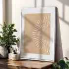 Soyut Yüzler Işık Desenleri 3lü Beyaz Çerçeveli Tablo Seti Poster Tablo Duvar Tablo Ev Dekorasyonu