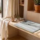 At Portresi Monokrom Kahve Tekli Cam Tablo Duvar Salon Aksesuarları