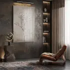 Çiçekli Dal Kum Beji Tonu Tekli Gümüş Metal Çerçeveli Cam Tablo Ev Dekorasyonu
