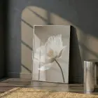 3 Lü Premium Metal Çerçeveli Gerçek Kırılmaz Cam Metal Tablo Seti — Bej Narin