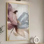 Tek Parça Premium Metal Çerçeveli Gerçek Kırılmaz Cam Duvar Tablo — Çok Renkli Ressam