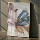 Tek Parça Premium Metal Çerçeveli Gerçek Kırılmaz Cam Duvar Tablo — Çok Renkli Ressam