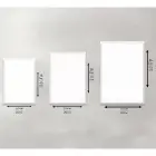 Modern Dekoratif Şeffaf Çiçekler 3lü Kanvas Kombin Tablo