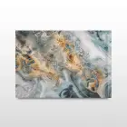 Pembe Karışımı Tonlar Tekli Yatay Cam Tablo