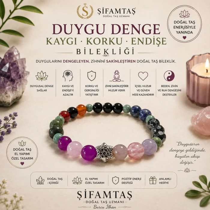 Duygu Denge Doğal Taş Bileklik
