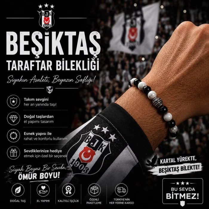 Beşiktaş Taraftar Bilekliği