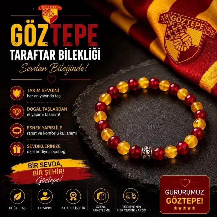 Göztepe Taraftar Bilekliği