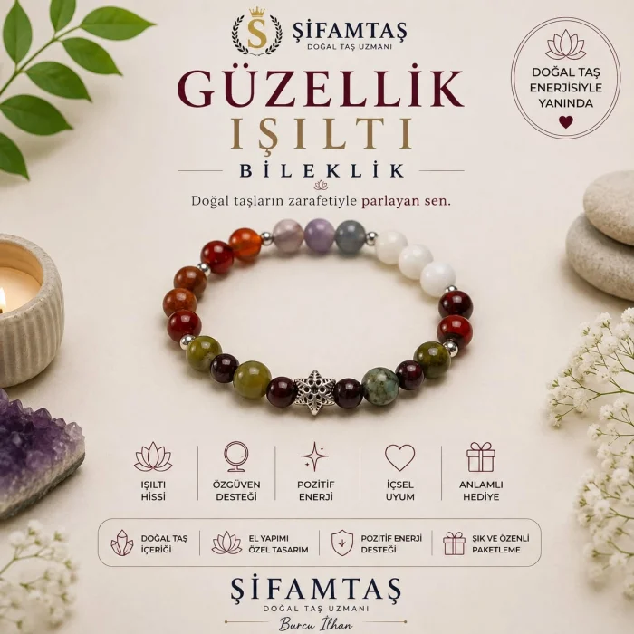 Güzellik & Işıltı Doğal Taş Bilekliği