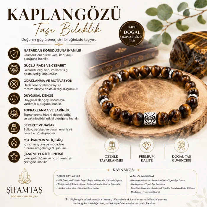 Kaplangözü Doğal Taş Bileklik