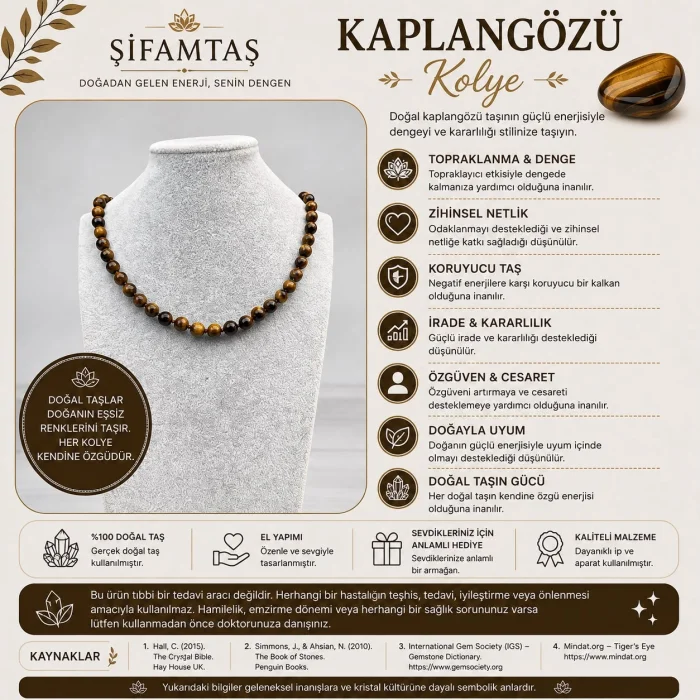 Kaplangözü Doğal Taş Kolye