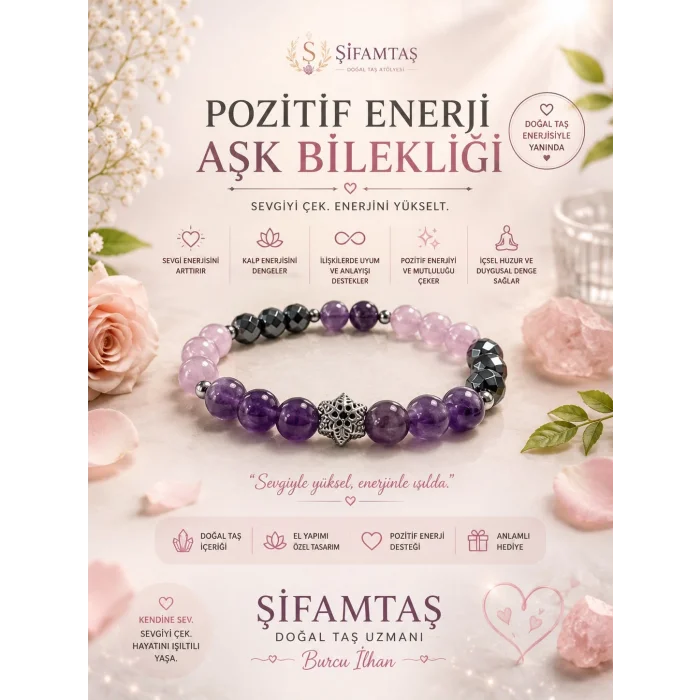 Pozitif Enerji Aşk Bilekliği