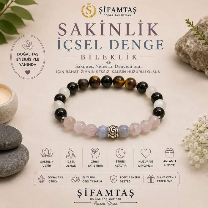 Sakinlik & İçsel Denge Bilekliği