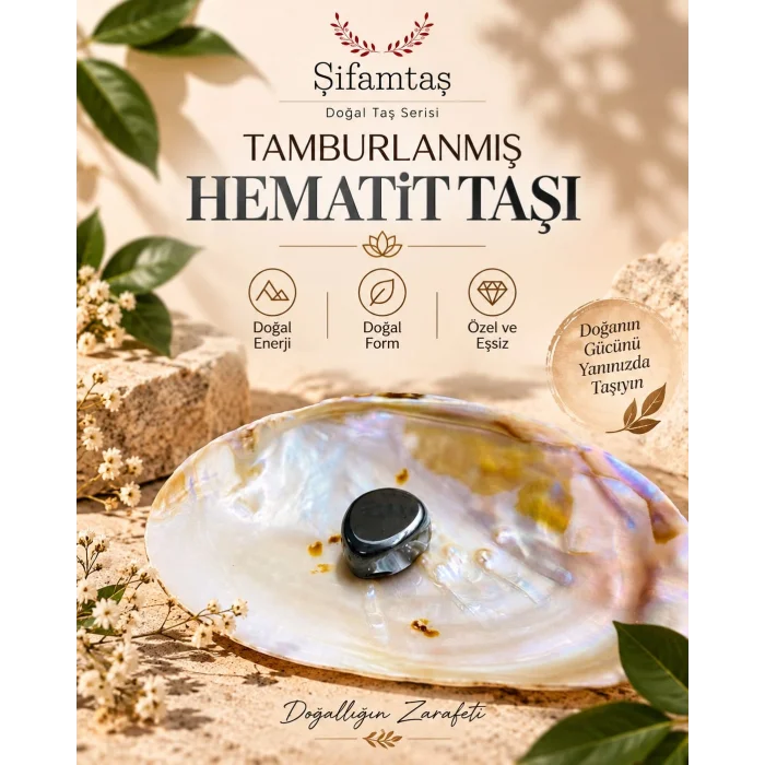 Tamburlanmış Hematit Taşı