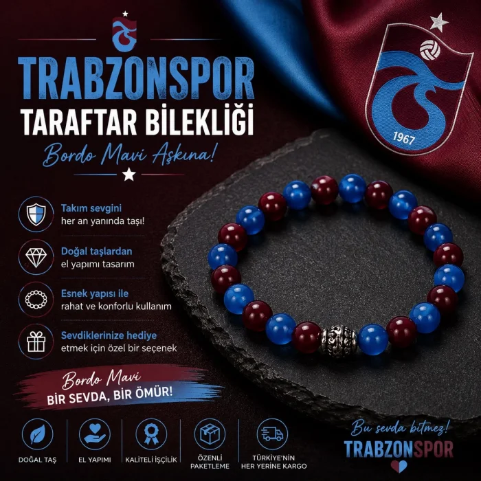 Trabzonspor Taraftar Bilekliği