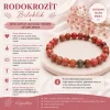 Rodokrozit Doğal Taş Bileklik