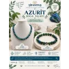Azurit Doğal Taş Seti (Bileklik ve Kolye)