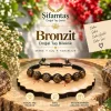 Bronzit Doğal Taş İpli Bileklik