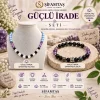 Güçlü İrade Doğal Taş Seti (Bileklik ve Kolye)