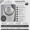 Hematit Doğal Taş Kolye