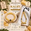 Kalsit Doğal Taş Seti (Bileklik ve Tesbih)