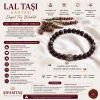 Lal Taşı (Kan Taşı) Doğal Taş Bileklik