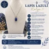 Lapis Lazuli Doğal Taş Kolye Ucu (3)