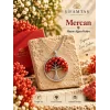 Mercan Doğal Taş Hayat Ağacı Kolye