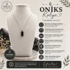 Oniks Doğal Taş Kolye Ucu (2)