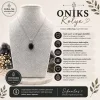 Oniks Doğal Taş Kolye Ucu (3)