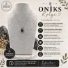 Oniks Doğal Taş Kolye Ucu (4)